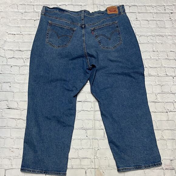 NWOT Levi’s Ribcage Straight Ankle Jeans Button Fly Closure 24W Plus Size 3XL - Picture 4 of 5